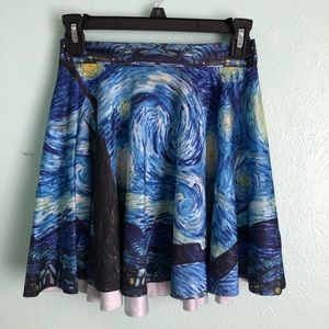 Van Gogh “starry night” skirt